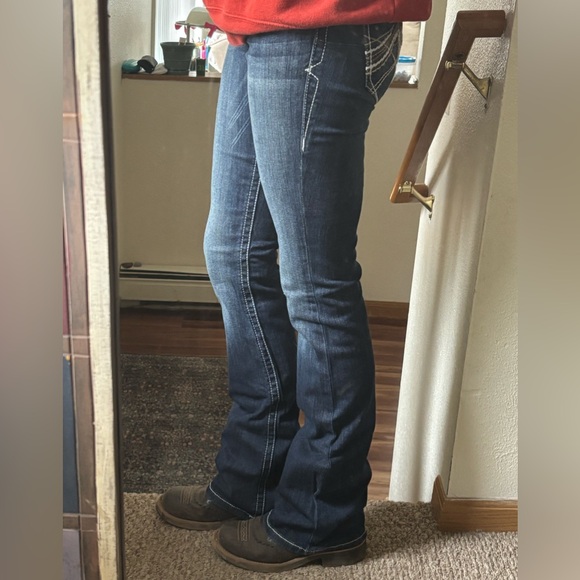 Ariat Women's Dark Indigo Boot Cut Jeans - Picture 13 of 14